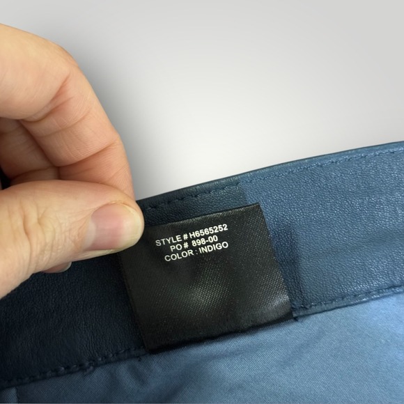 JOES JEANS Womens Indigo Skinny  Lamb Leather Pants Size 27 Style H6565252 - Picture 7 of 13